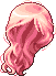 Black Soprano Hair, red