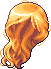 Black Soprano Hair, orange