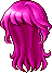 Black Irena Hair, purple