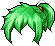Beau Wild Hunter Hair, green