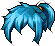 Beau Wild Hunter Hair, blue