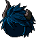 Magnus Hair, blue