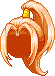 Akechi Mitsuhide Hair, orange