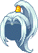 Akechi Mitsuhide Hair, blue