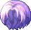 Black Antique Hair, purple