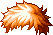 Short Sporty Hair, orange
