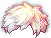 Temporal White Rabbit Hair, orange