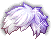 Temporal White Rabbit Hair, purple