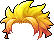Black Hayato Hair, blonde