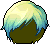Black Dashing Kenji Hair, green