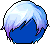 Black Dashing Kenji Hair, blue