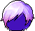 Black Dashing Kenji Hair, purple
