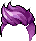 New Mohican Hair, purple