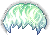 Black Allegro Hair, green