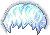 Black Allegro Hair, blue