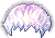 Black Allegro Hair, purple