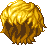 Black Flash Hair, blonde