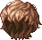 Black Flash Hair, brown