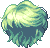 Black Butter Hair, green