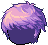 Black Dragon Master Hair, purple