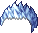 White Smoky Wild Hair, blue