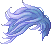 Windy Hair, blue