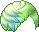 Feather Dye Hair, green