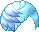 Feather Dye Hair, blue