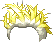 Black Avant-garde Nest Hair, blonde