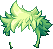 Lush Hair, green