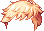 Polearm Warrior Hair, orange