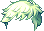 Polearm Warrior Hair, green