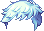 Polearm Warrior Hair, blue