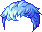 Commence Hair, blue