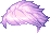 Black Sosom Hair, purple