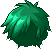 Nue Hair, green