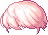 Black Latte Bubble Hair, red