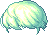 Black Latte Bubble Hair, green