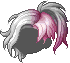 Two-Tone Ponytail Hair