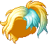 Two-Tone Ponytail Hair, blonde