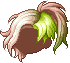 Two-Tone Ponytail Hair, brown