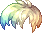 Black Multi Hair, green