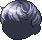 Black Short Swirly Hair