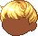 Black Short Swirly Hair, blonde