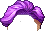 Black K-pop Hair, purple