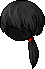Black Manji Hair