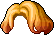 Wacky Happy Fun Time Hair, orange