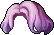 Wacky Happy Fun Time Hair, purple