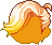 Black Cool Kid Hair, orange