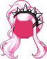 Roxxy Hair Mod - Black, red
